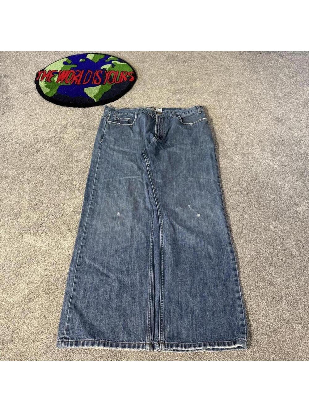 y2k vintage denim baggy old navy denim jeans